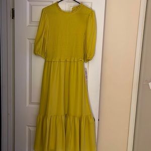 Nanette mustard color long dress